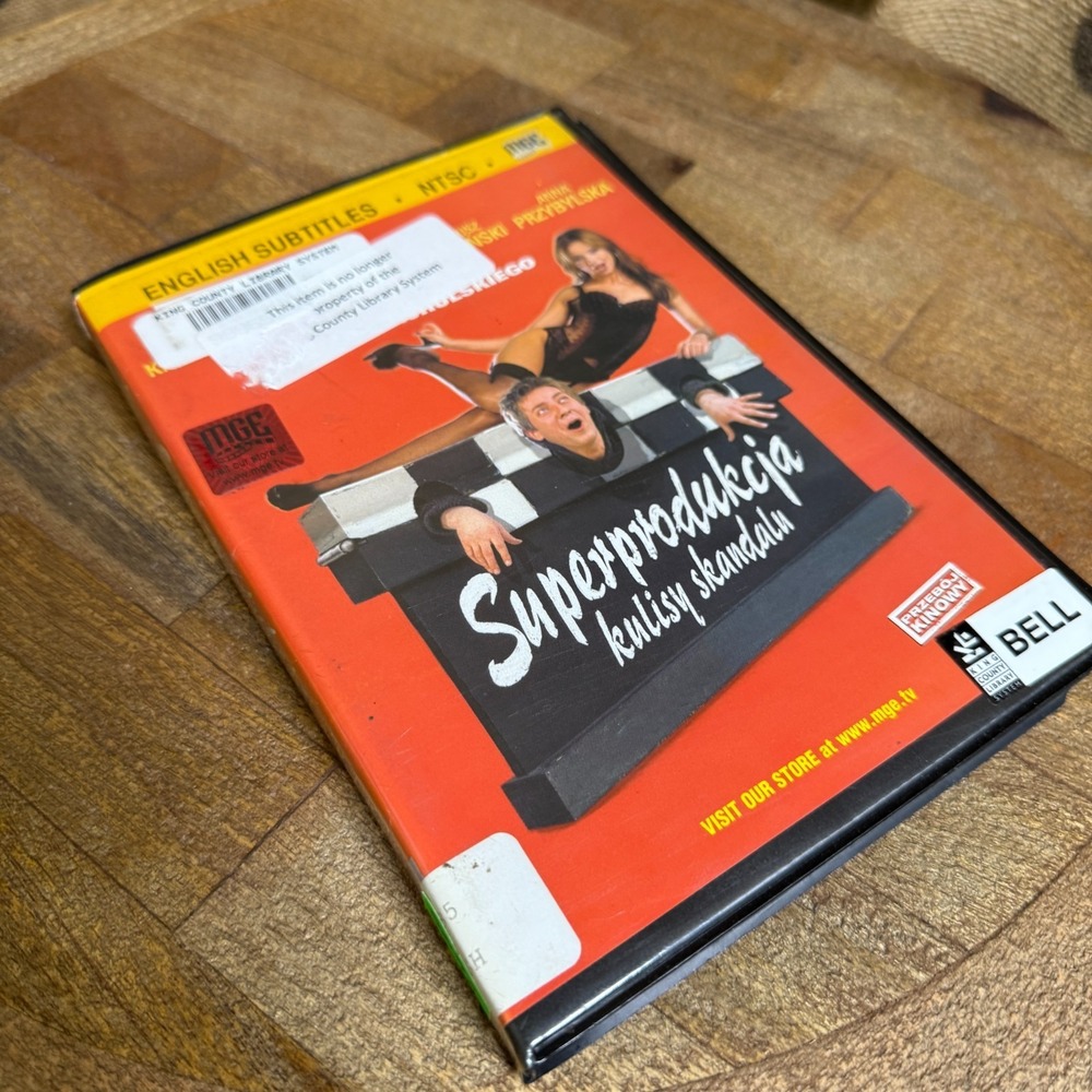 Superprodukcja DVD 2003 Polish Comedy English Subtitles Juliusz Machulski NTSC 1